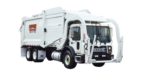 Example of a Front Loader Garbage Truck